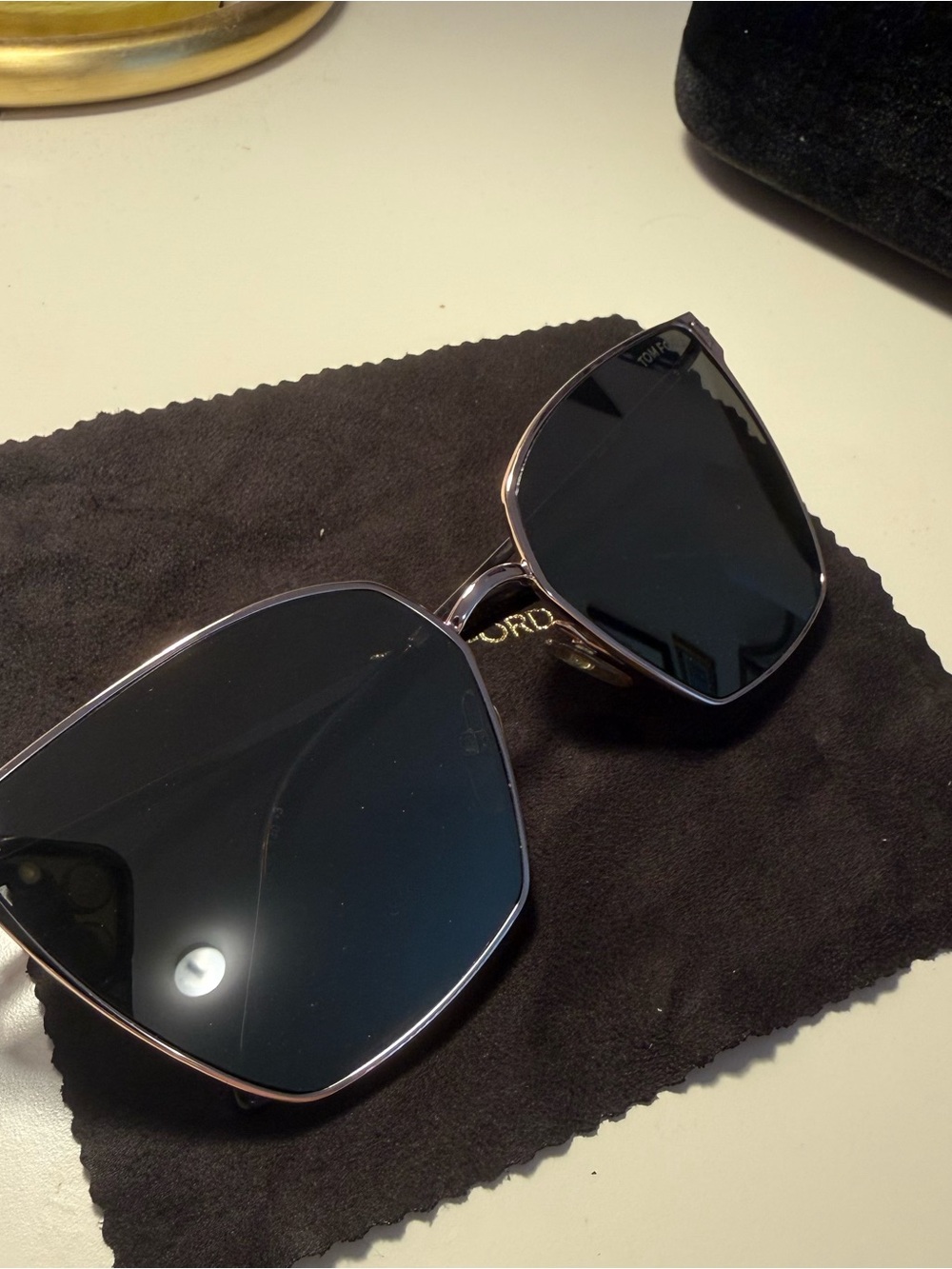 Tom Ford Women’s Black Lens Square Sunglasses